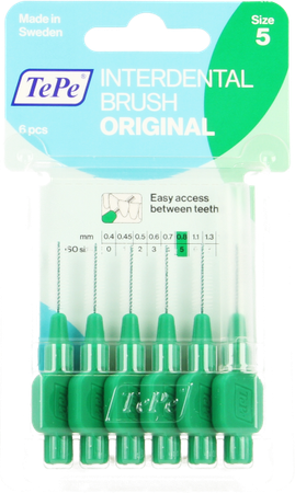 Tepe Interdental Brush 0,8mm Green 6 5