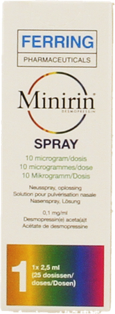 Minirin Spray 10mcg/dos 2,5ml0,1mg 4