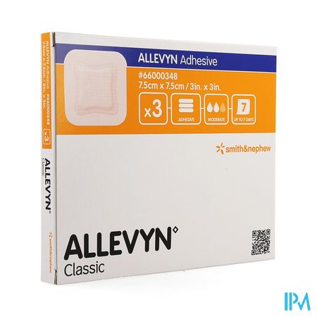 Allevyn Adh Verb Hydrocel. 7,5x 7,5cm 3 66000348