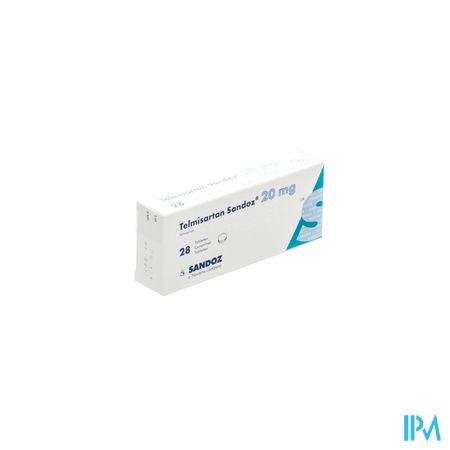 Telmisartan 20mg Sandoz Tabl 28