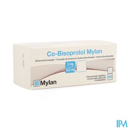 Co Bisoprolol Viatris 5mg/12,5mg Comp Enrob 100