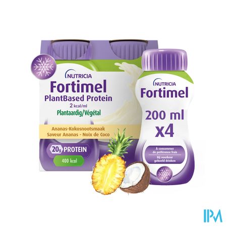 Fortimel Plantbased Pr. 2kcal Anan.-kokosn.4x200ml