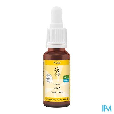 Bachbloesem Bio N°32 Vine 20ml 2