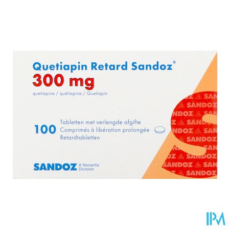 Quetiapin Retard Sandoz 300mg Verl.afg. Comp 100 1