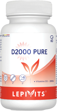 D2000 Pure Caps 60 Lepivits 1