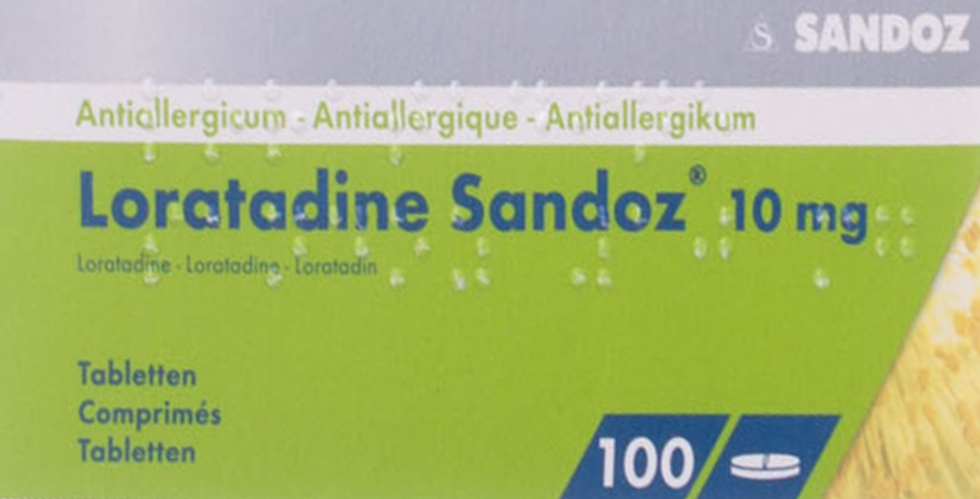 Loratadine Sandoz Comp 100 X 10mg 2