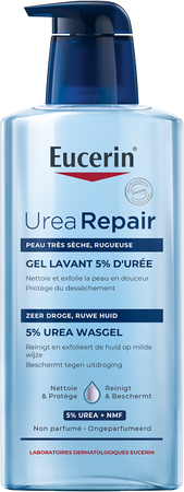 Eucerin Urearepair Wasgel 5% Urea 400ml 2