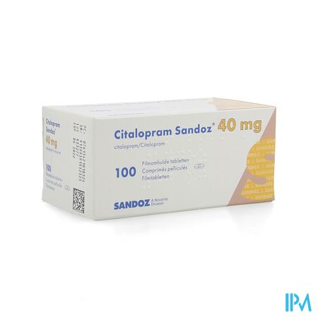 Citalopram Sandoz Comp 100 X 40mg