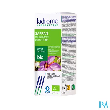 Ladrome Saffraan Plantenextracten Bio 50ml