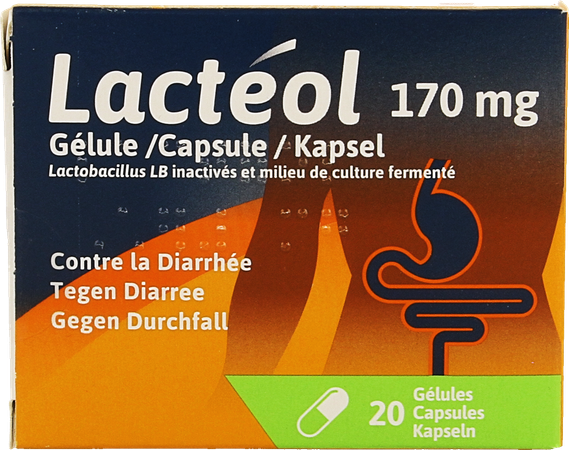 Lacteol 170mg Caps 20 4