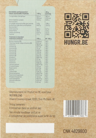 Hungr Banana Bread Shake 8x65g 5