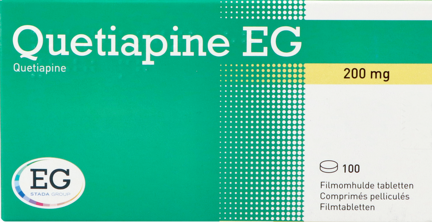 Quetiapine EG Comp Pell 100 X 200 Mg 1