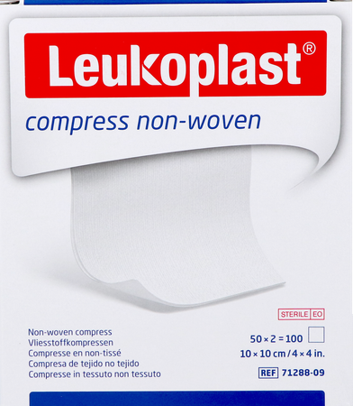 Leukoplast Compress N/woven St. 10cmx10cm 50x2 2