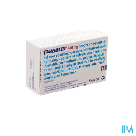 Targocid Fl Pulv Im/iv 1x400mg+solv