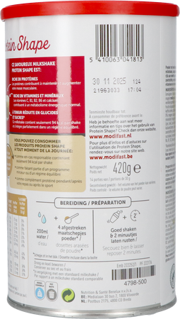 Modifast Protein Shape Cappuccino Milkshake 420g 7