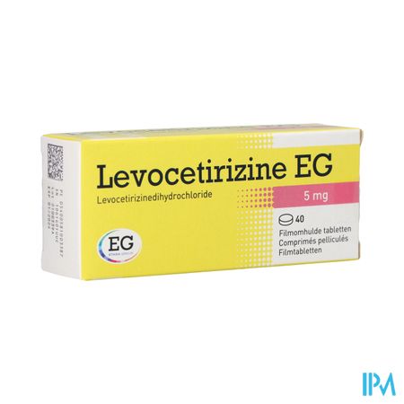 Levocetirizine EG 5 Mg Comp Pell 40