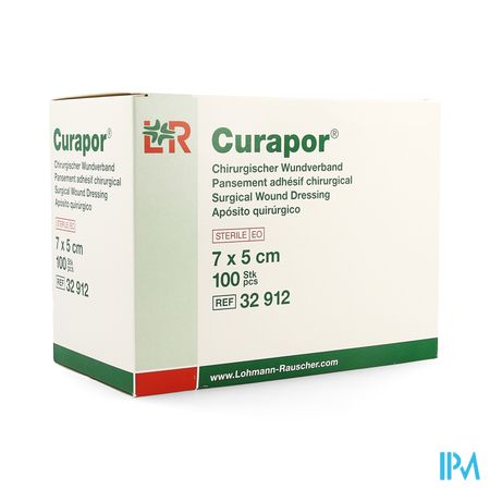 Curapor Verb Chirurg. Steriel 7cmx 5cm 100 32912 2