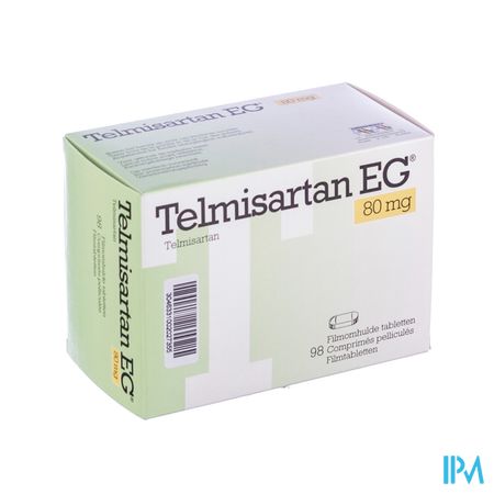 Telmisartan EG 80 Mg Comp Pell 98 1