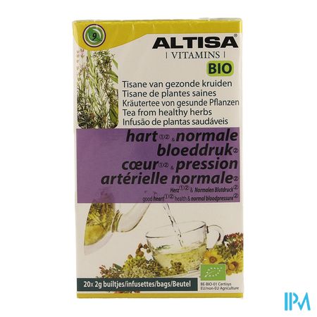 Altisa Tisane Bloeddruk Bio 20x2g 1