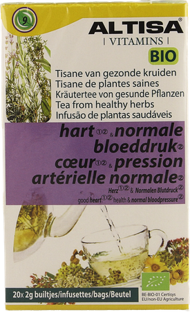 Altisa Tisane Bloeddruk Bio 20x2g 1