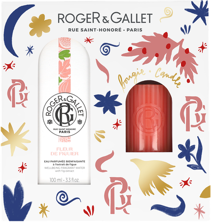 Roger&gallet Kerstset Fleur Figuier 100ml + Kaars 1
