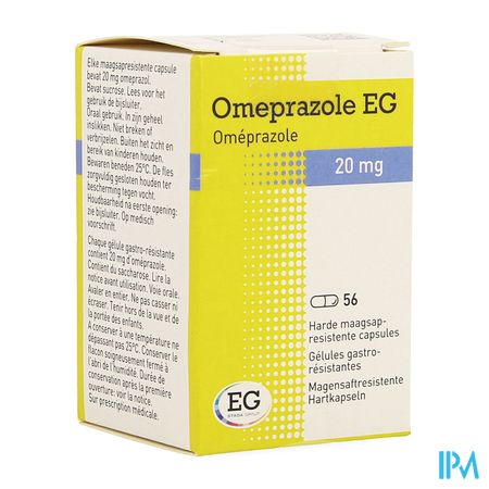 Omeprazole EG 20Mg Caps Gastro Resist Pot  56X20Mg