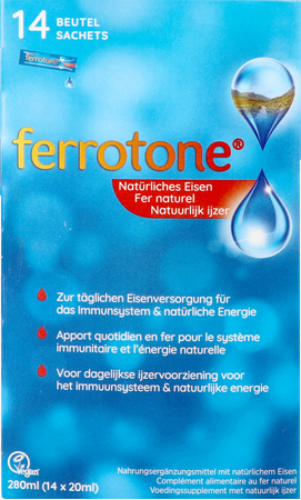 Ferrotone Zakje 14x20ml 2