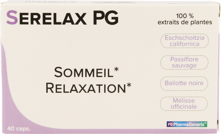 Serelax Pg Pharmagenerix Blister Caps 40 3