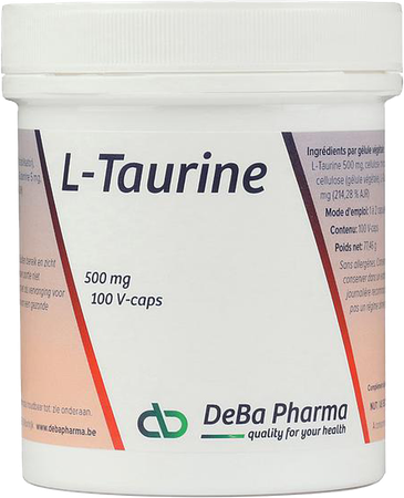 l-taurine Caps 100x500mg Deba 5
