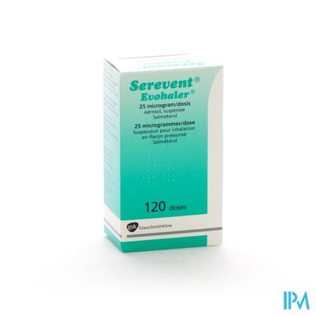 Serevent Evohaler 120 Doses 25 Mcg