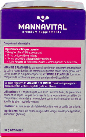 Mannavital Vitamine E Caps 60 7