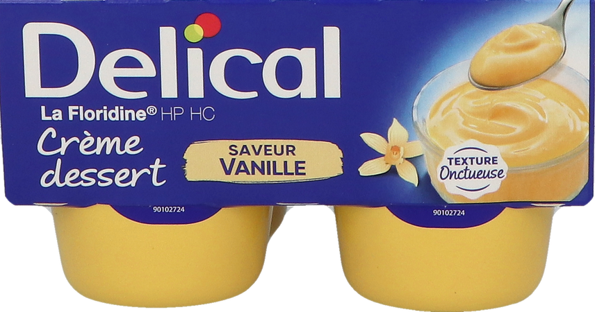 Delical Creme Dessert La Floridine Vanille 4x200g 4