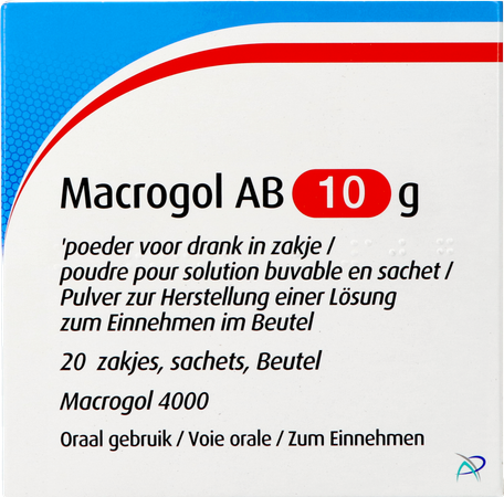 Macrogol Ab 10g Pdr Pour Sol Buvable Sach 20 1