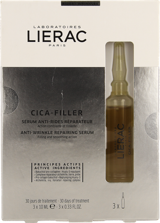 Lierac Cica Filler Serum A/rimpel Herst.amp 3x10ml 3