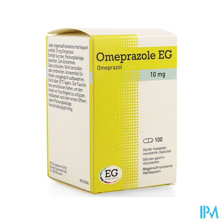 Omeprazole EG 10Mg Maagsapresist Caps Pot 100X10Mg