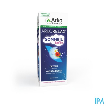 Arkorelax Sommeil Famille Sirop 100ml