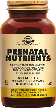 Solgar Prenatal Nutrients Comp 60 2