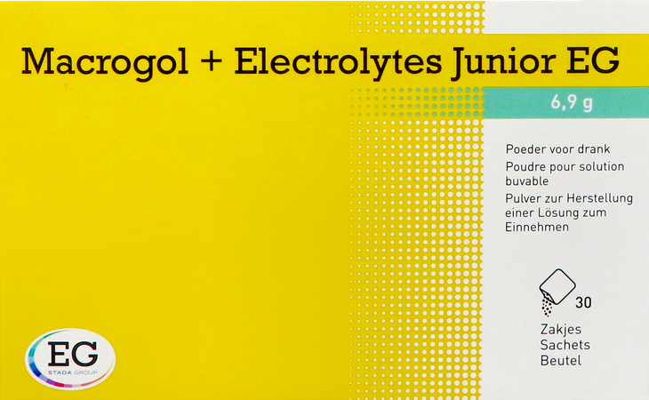 Macrogol+Electrolytes Junior EG 6,9G Pdr Sach 30 2