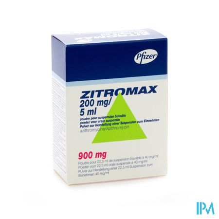 Zitromax Pulv Susp Per Os Fl 900mg - 22,5ml