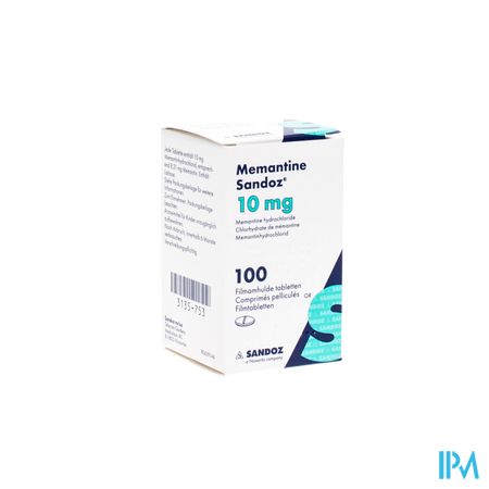 Memantine Sandoz 10mg Filmomh Tab 100 X 10mg