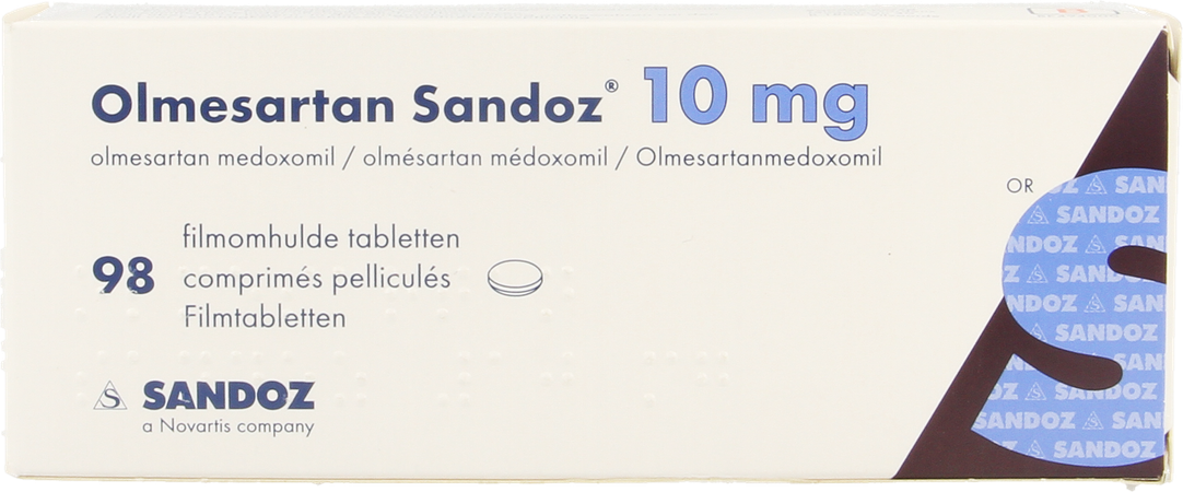 Olmesartan Sandoz 10mg Comp 98 X 10mg 1