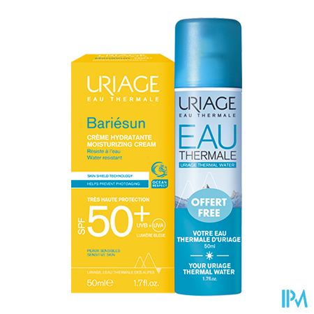 Uriage Bariesun Cr Ip50+ 50ml&water Therm.50ml Nf 1
