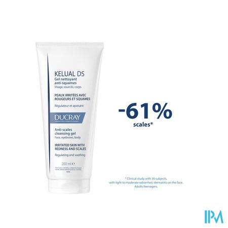 Ducray Kelual Ds Gel Nettoyant A/squam 200ml Nf 12