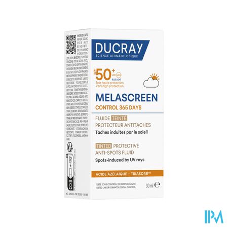 Ducray Melascreen Control 365days Spf50+getint30ml