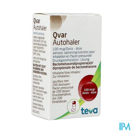 Qvar 100 Ucb Autohaler Dose 200 X 100mcg