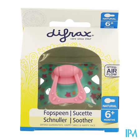 Difrax Sucette Natural 6m+ Girl 11