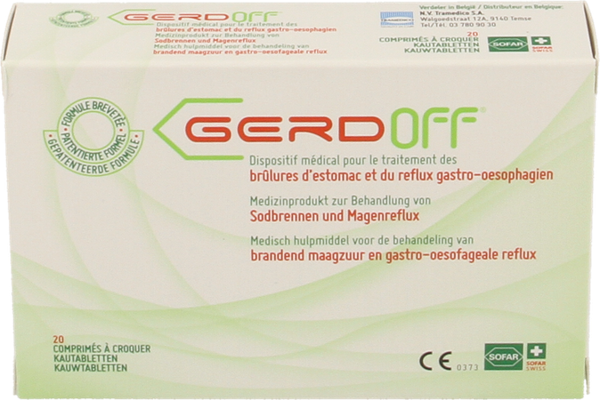 Gerdoff Comp A Croquer 20x1100mg 2