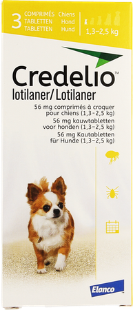 Credelio 56mg Comp Croq Chien 1,3-2,5kg 3 1