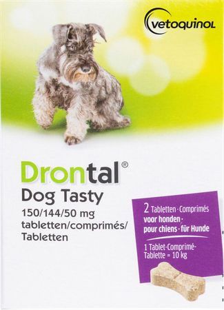 Drontal Tasty Bone 150/144/5mg 10kg Dog Comp 2 1