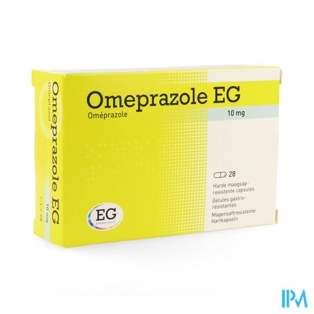 Omeprazole EG 10Mg Maagsapresist Caps Bl 28X10Mg